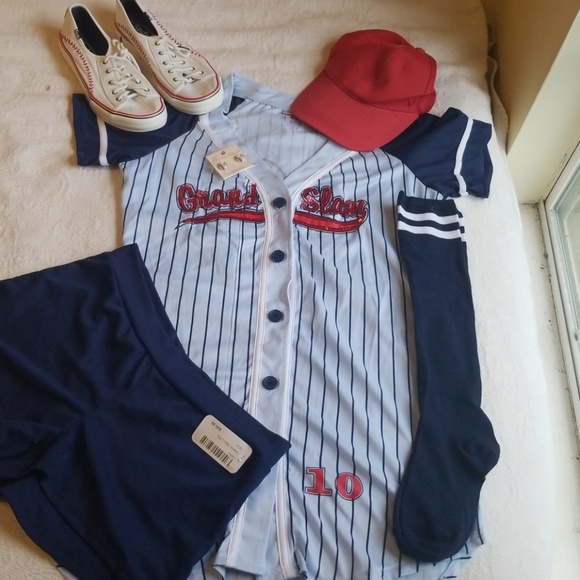 · Dreamgirl Large Grand Slam Baseball Costume · - Picture 3 of 8
